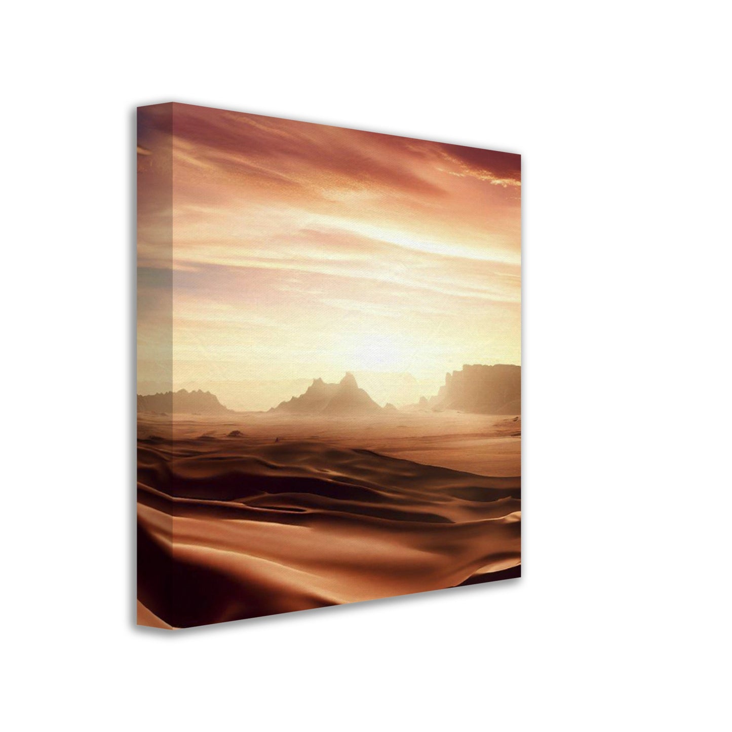 Desert Sunset Landscape Wall Art