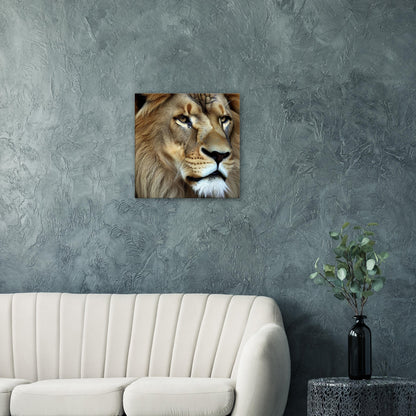 Regal Lion Headshot Wall Art