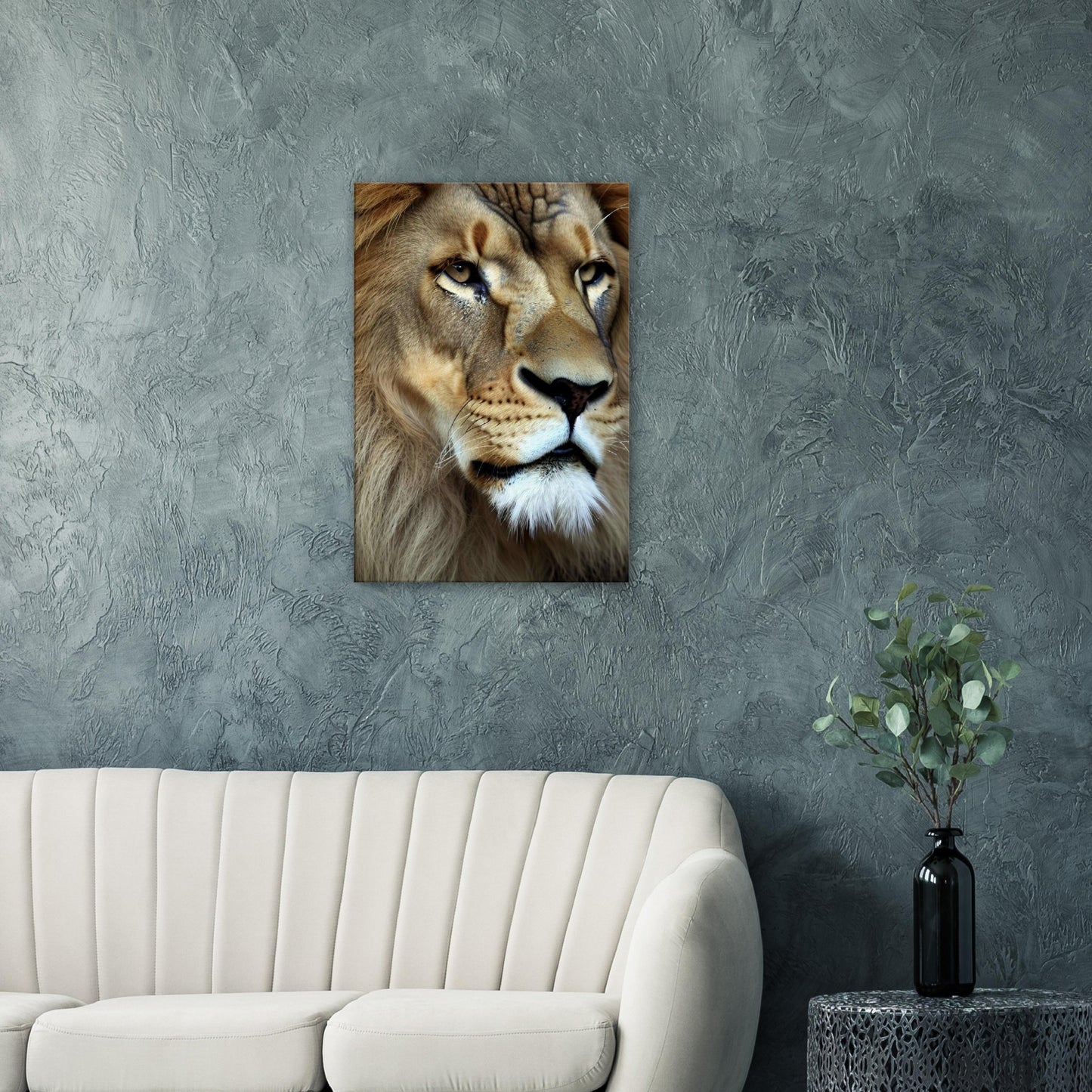 Regal Lion Headshot Wall Art