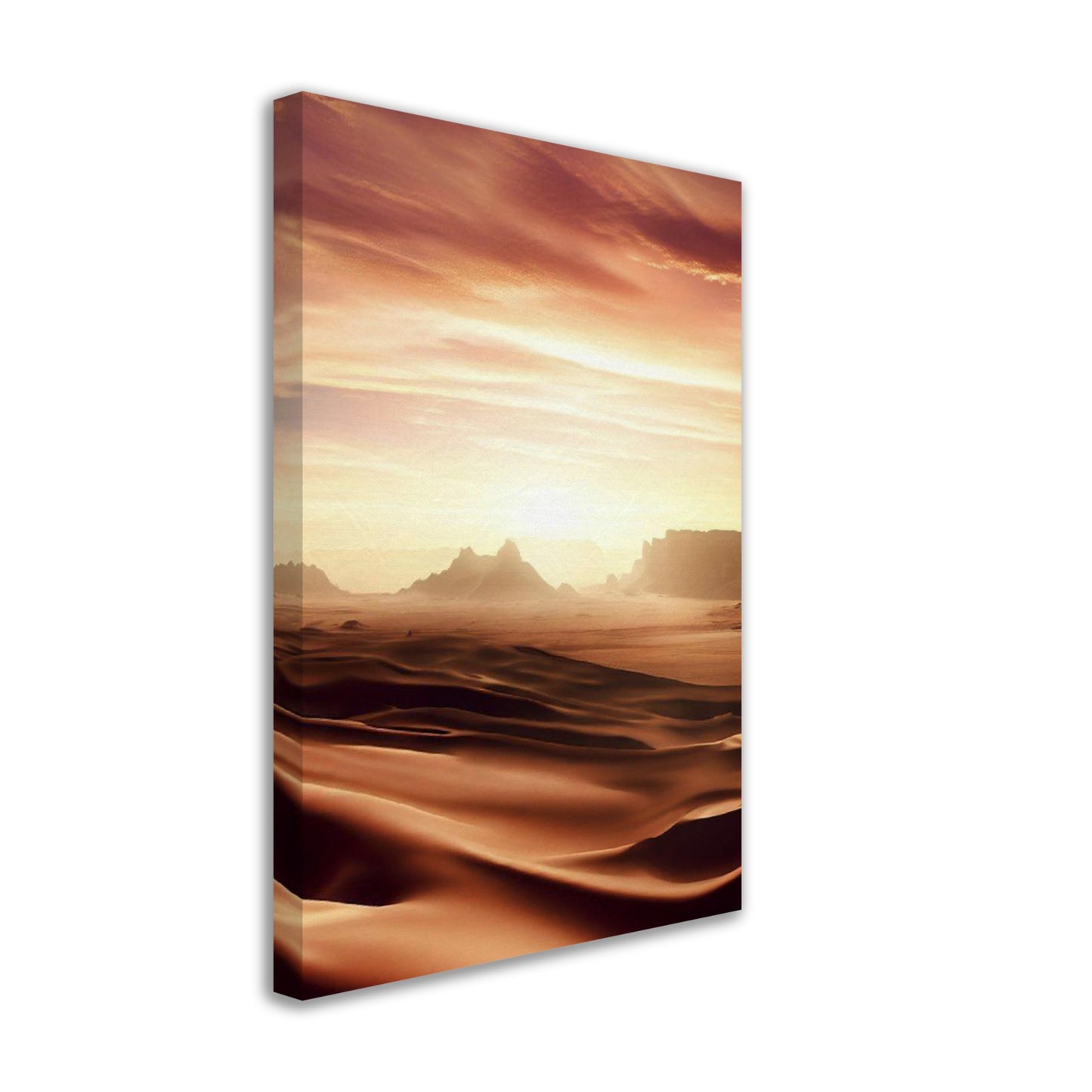 Desert Sunset Landscape Wall Art